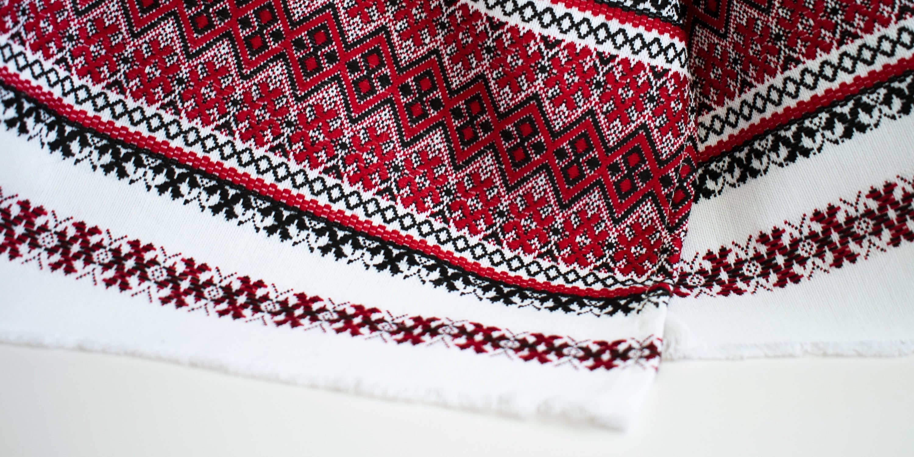 Authentic Ukrainian embroidered linens on sale with up to 40% off