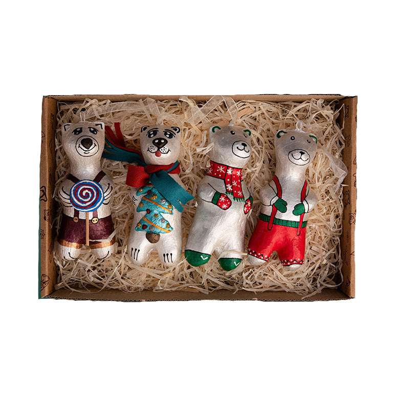 handmade Christmas bears