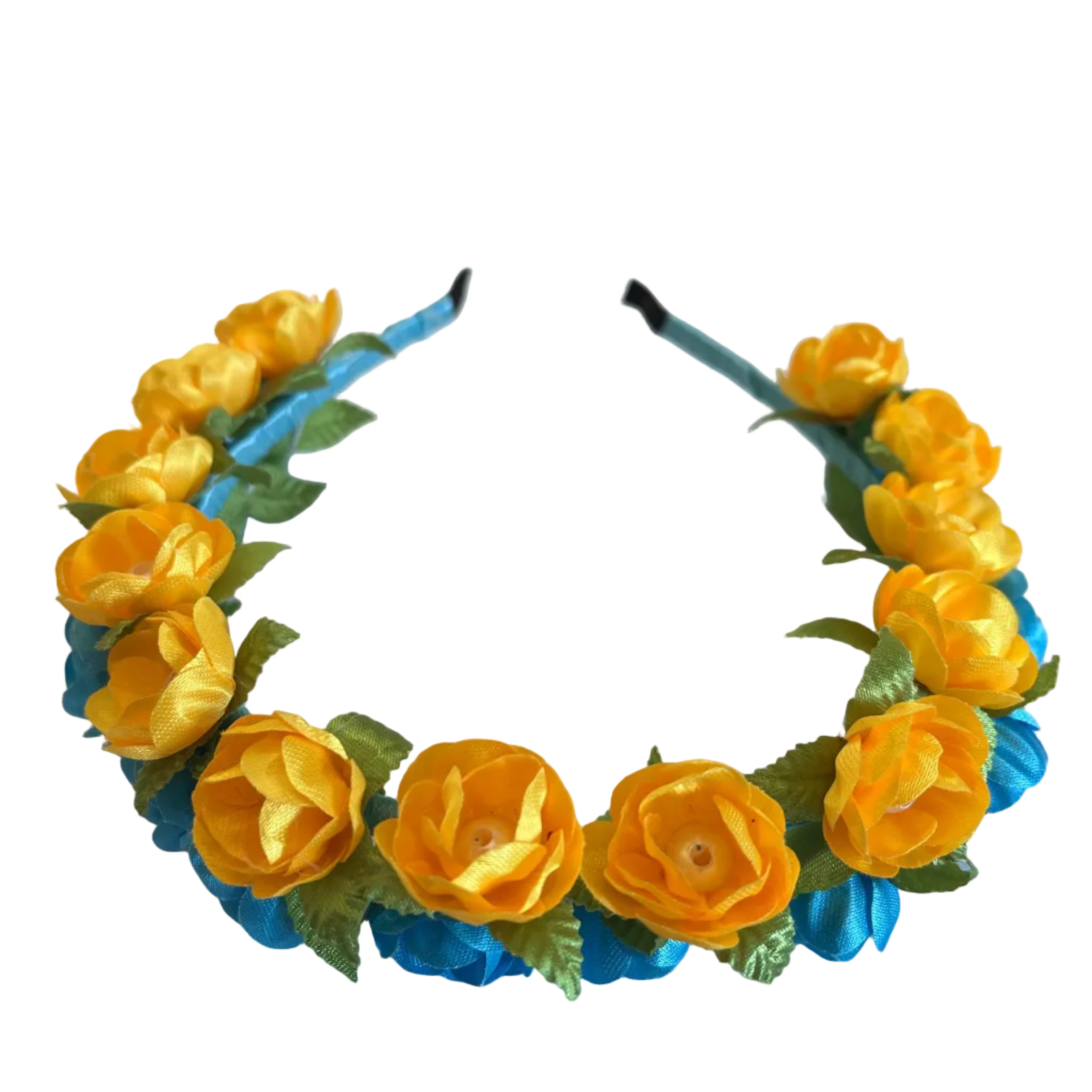 Blue & Yellow Ukrainian headband handmade in Ukraine