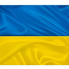 Drapeau ukrainien jaune et bleu clair 3' x 4,4'