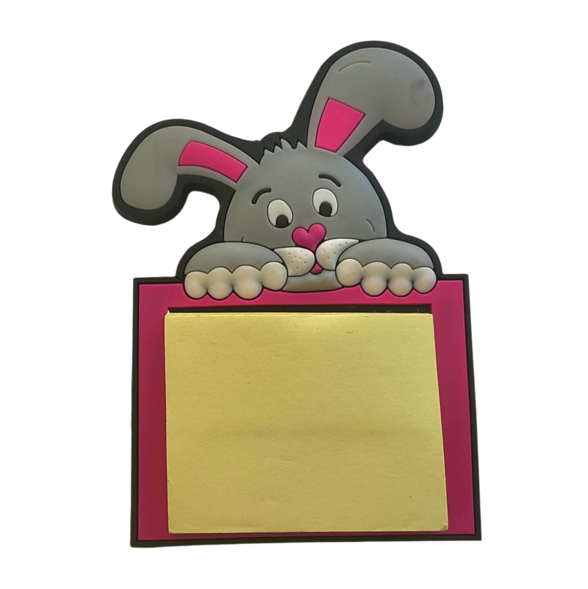 Eco-friendly Bunny Magnet with Post-it notes 7x9 cm