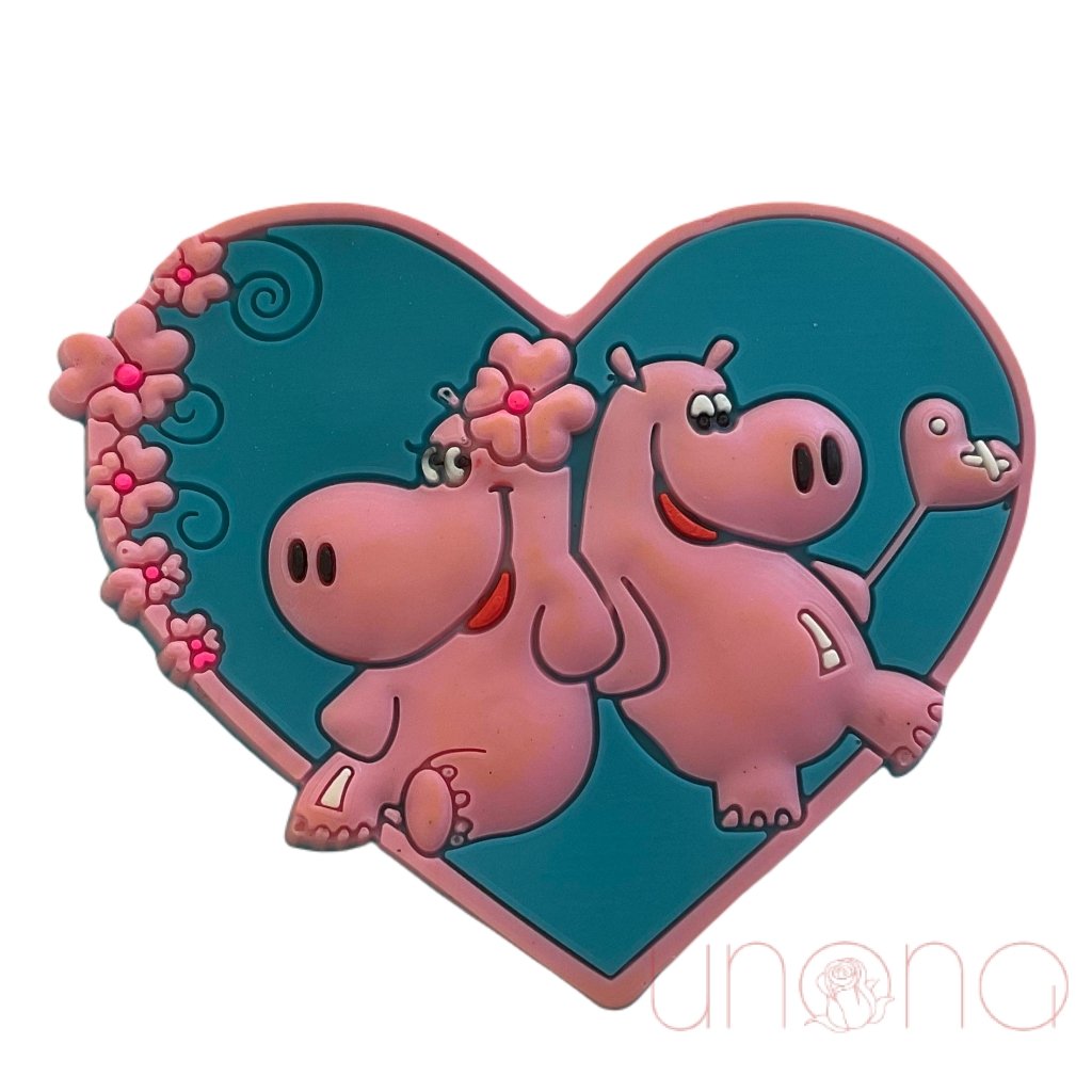 Ukrainian Fridge Magnet – Happy Behemoth, Eco-Friendly PVC Rubber