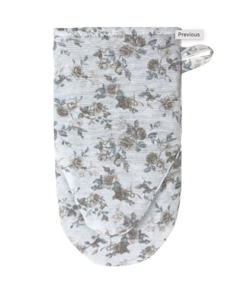 Floral Happy Rose oven mitten – made in Ukraine