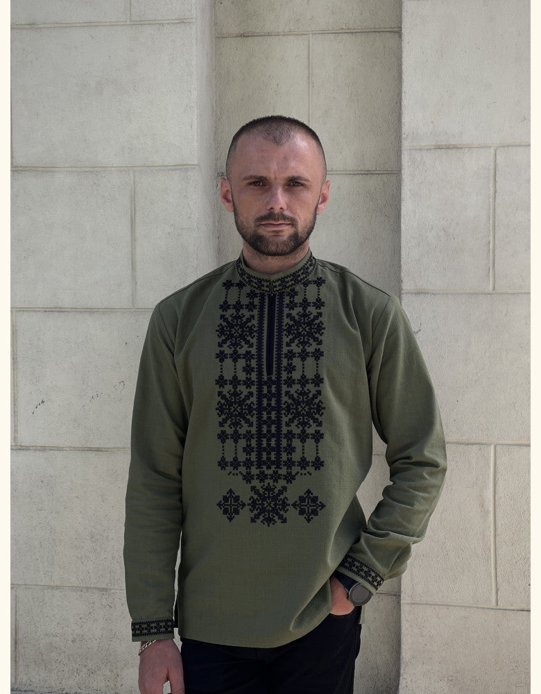 Nouveau! Nezlamni Lin Vyshyvanka pour homme