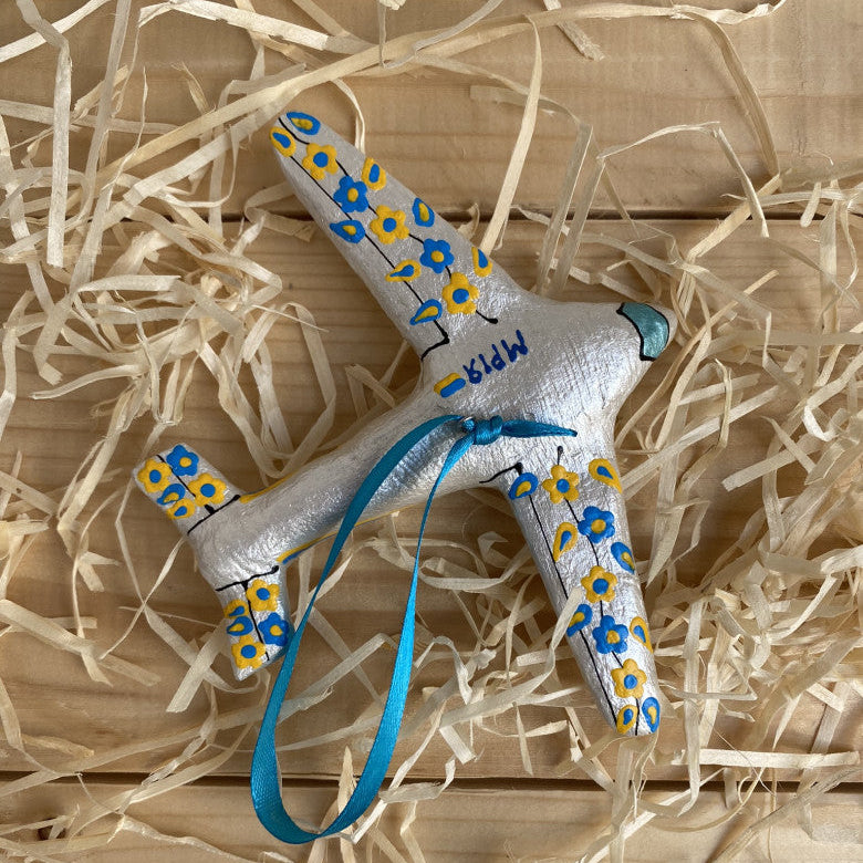 eco-friendly Ukrainian Christmas ornament