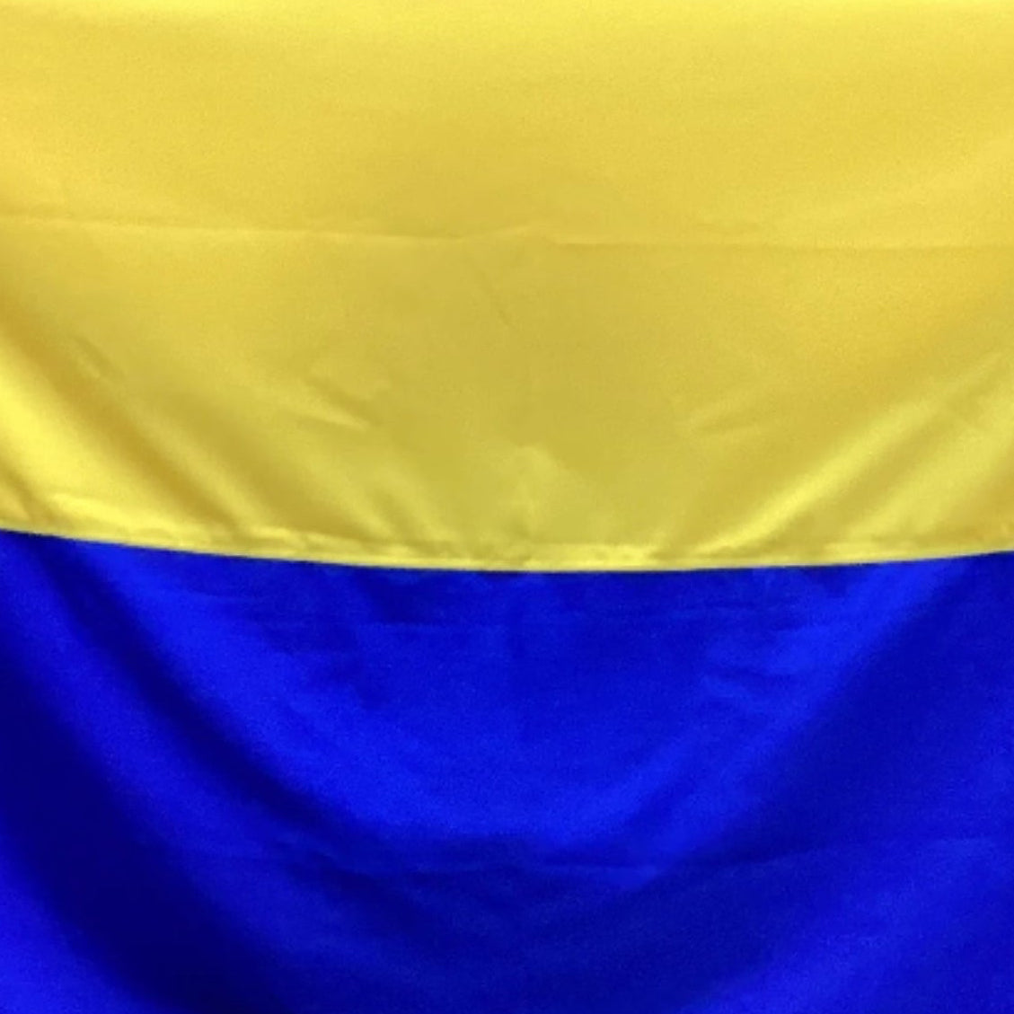 Premium Ukrainian flag made in Ukraine from gabardine fabric