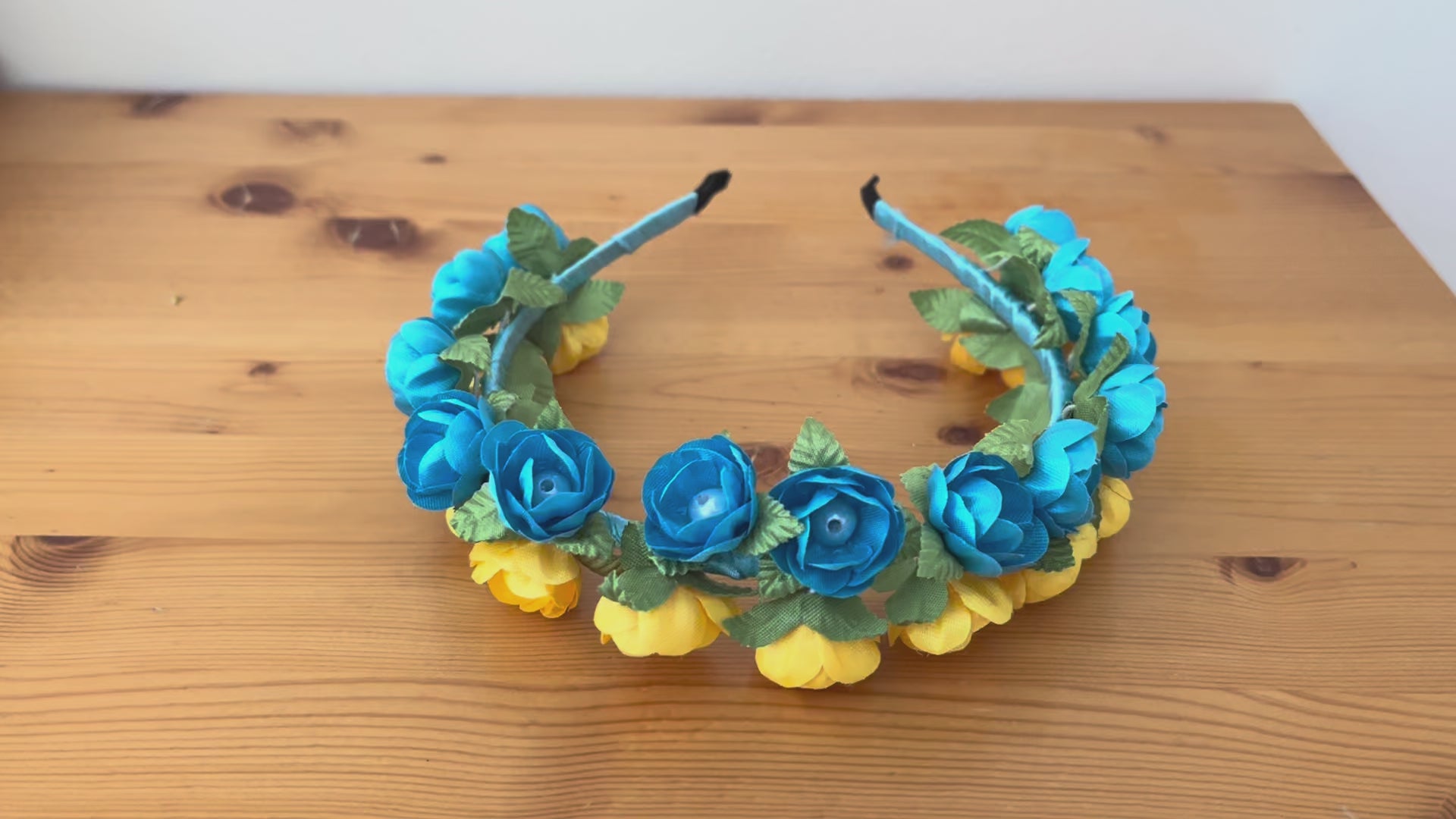 Authentic handmade Ukrainian headband crafted in Ukraine for cultural celebrations and everyday wear