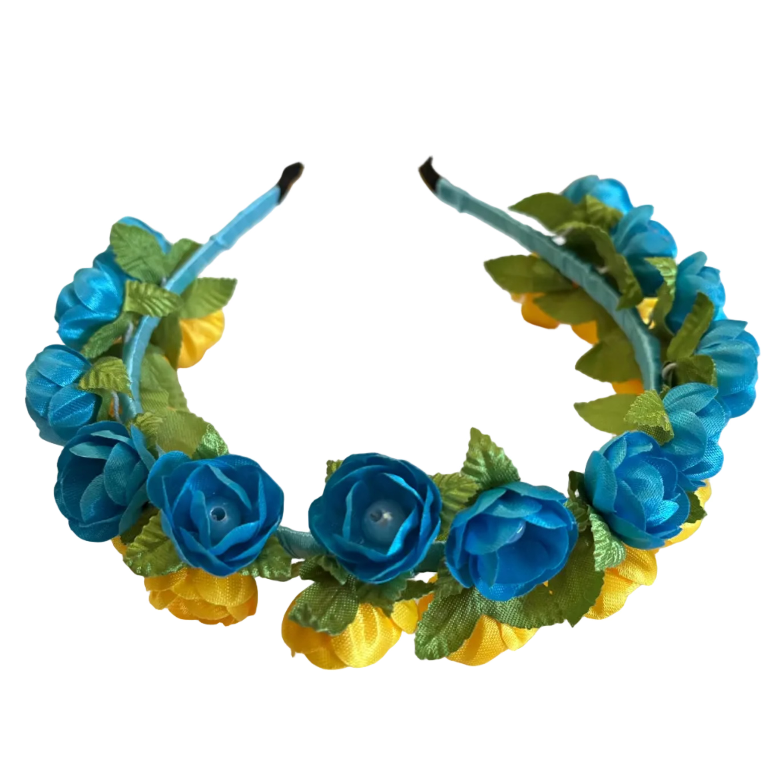 Handmade Ukrainian hair accessory celebrating Ukrainian heritage and culture