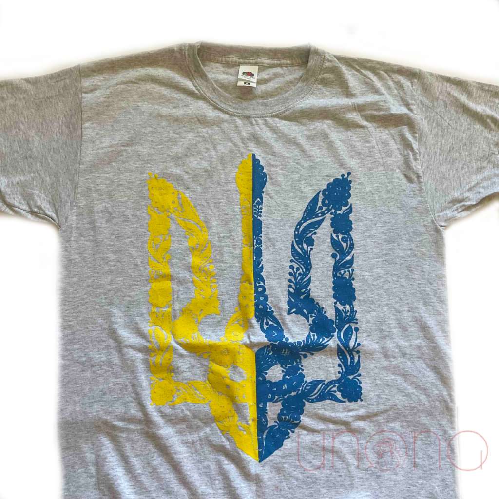 Ukrainian flag Trident shirt featuring the national symbol of Ukraine